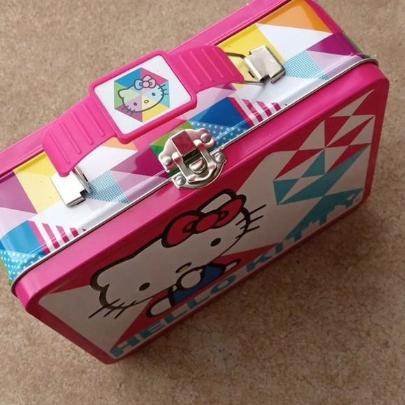 Hello Kitty Metal Lunch Box Tin Box Co - Picture 4 of 6